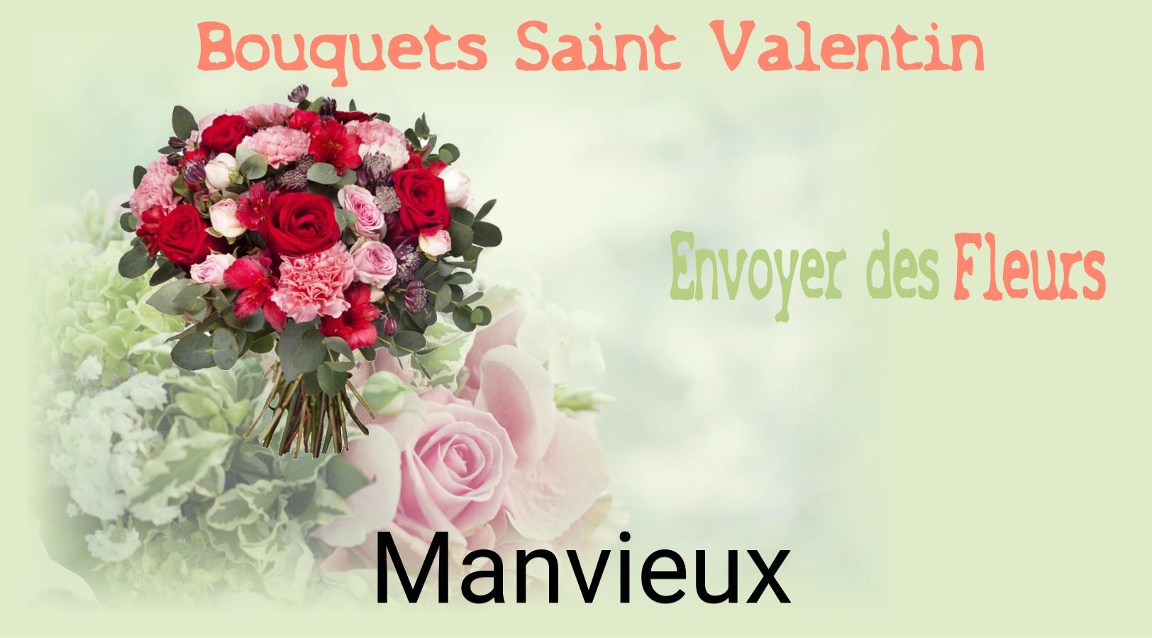 Roses de Saint-Valentin livrées à Manvieux